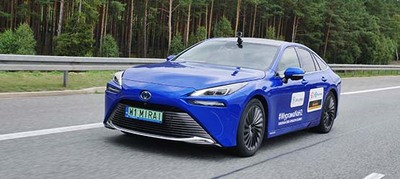 Podróż po Europie Toyotą Mirai